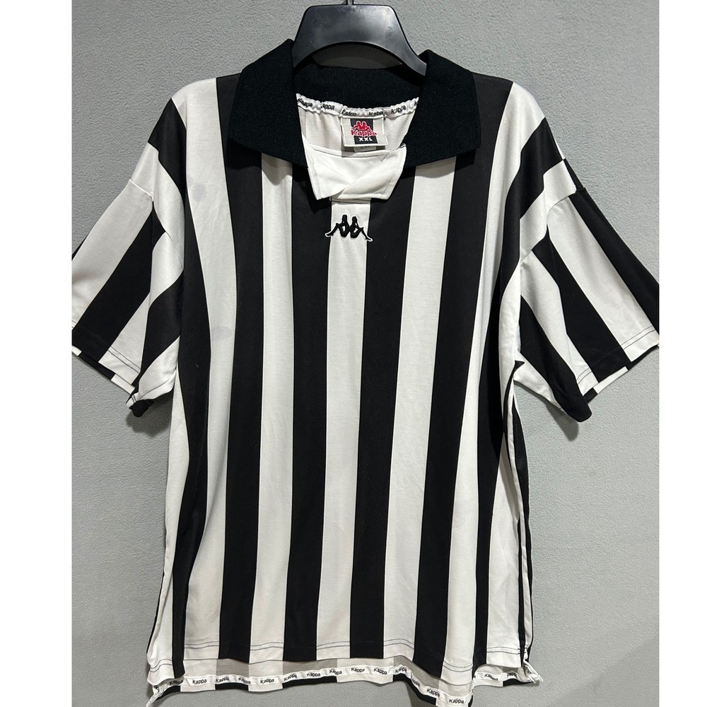 Vintage Kappa Soccer Jersey Mens XXL 90's Football USA made Referee Omini‎ Logo
